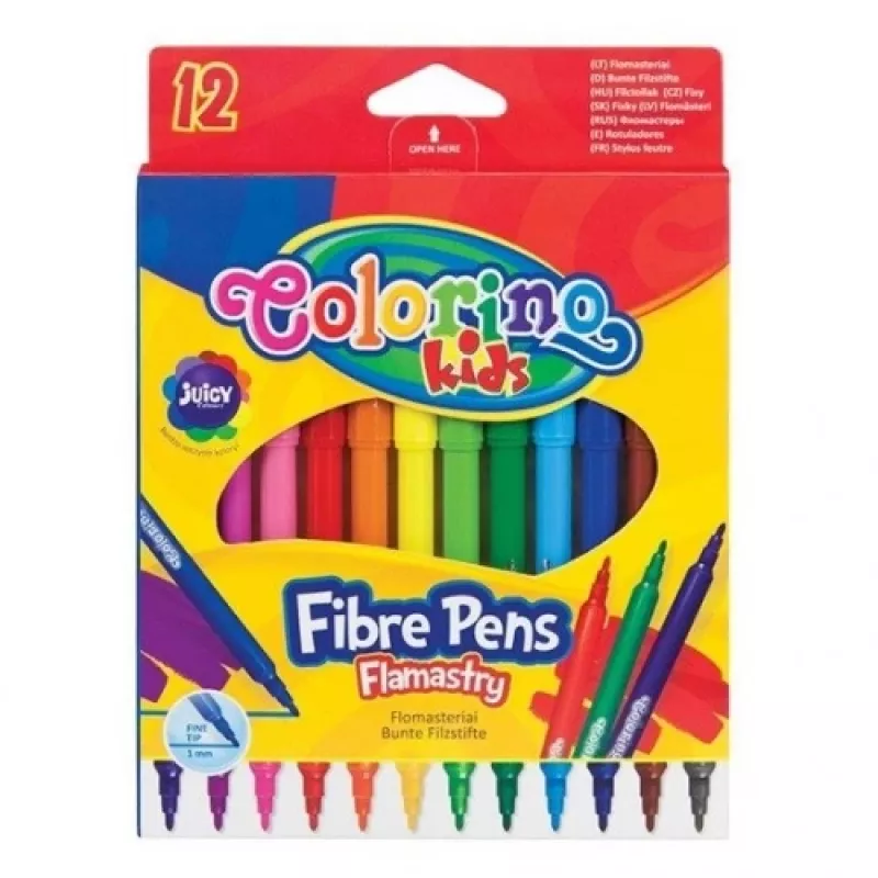 Marcadores Colorino Kids 12 cores
