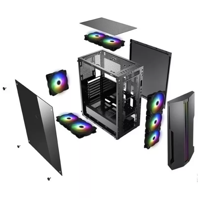 Caixa de PC Xilence Performance C XILENT BLADE X512.RGB Midi Tower preto