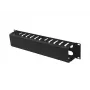 Organizador de cabos para rack 19 polegadas 2U LANBERG AK-1705-B, preto