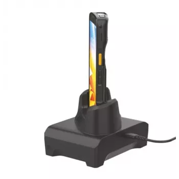 Base de carregamento de slot único – compatível com alça de mão e punho de pistola – requer cabo USB-C
