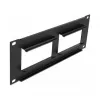 Painel de ligação DeLOCK Easy 45 10 polegadas 2U preto