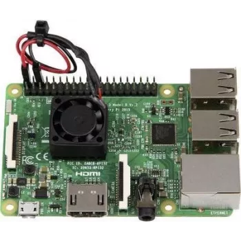 Conjunto de arrefecimento Joy-it Raspberry Pi® rb-heatsink2 Banana Pi, Cubieboard, pcDuino, Arduino, Raspberry Pi®, Raspberry Pi® 3 B, Rasp (rb-heatsink2)