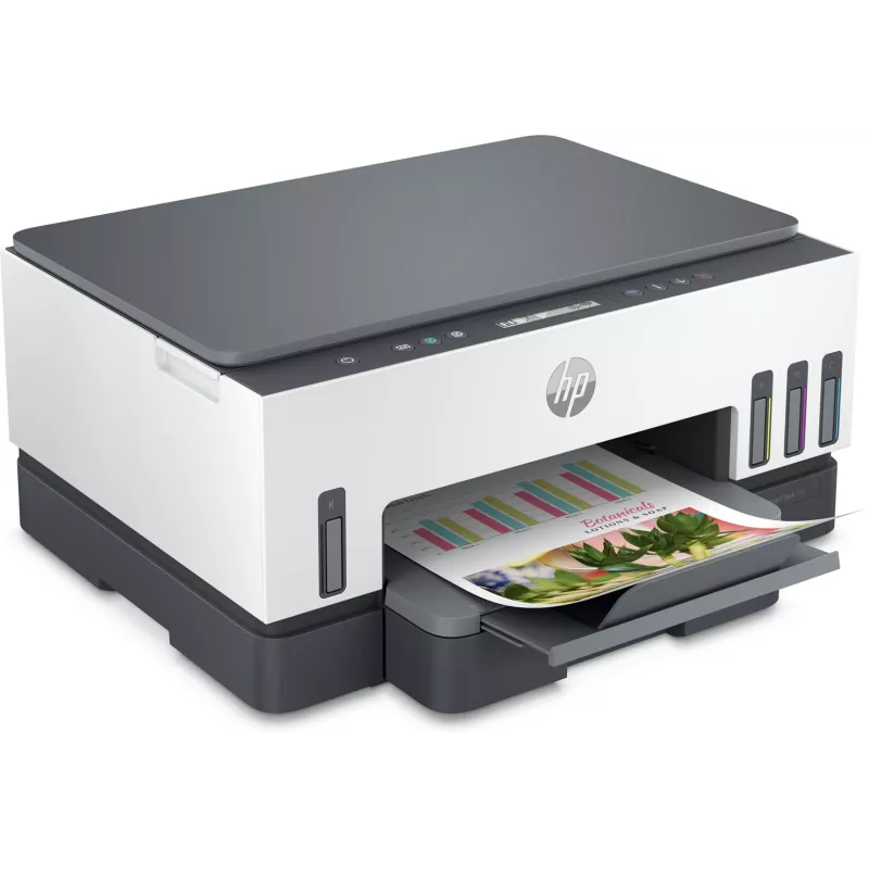 Impressora multifunções HP Smart Tank 720 — jato de tinta térmico, cor, A4, Wi‑Fi, duplex, 4800x1200 dpi