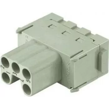 Conector retangular industrial Han 5 Mod bu-ES 16A da Harting, modelo 09 14 005 2716