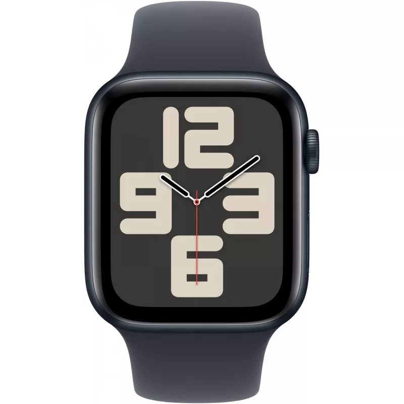 Apple Watch SE GPS + Cellular 44mm caixa de alumínio meia-noite com pulseira desportiva meia-noite – M/L (MXGM3QF/A)