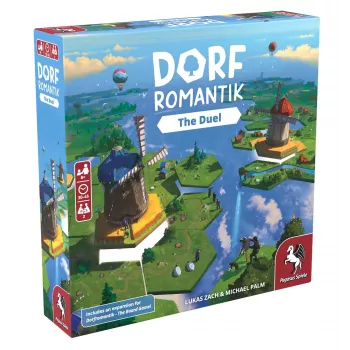 Dorfromantik - Das Duell, jogo de tabuleiro em inglês