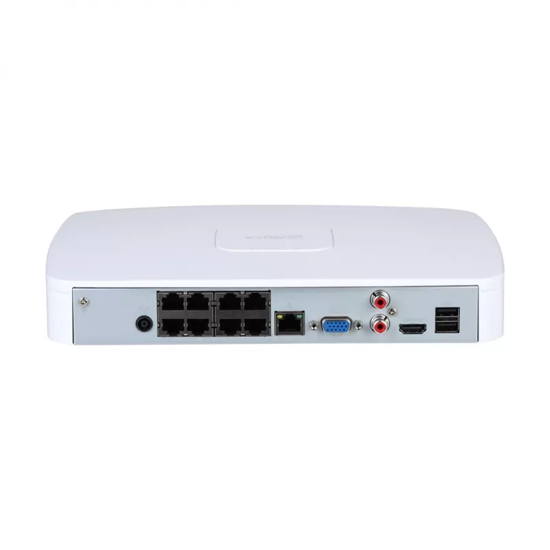 Dahua Technology WizSense NVR4108-8P-EI Gravador de vídeo em rede 1U Branco