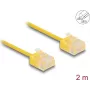 Cabo de rede DeLOCK RJ45 Cat.6 UTP 2 m amarelo