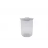 Conjunto de recipientes de vácuo para alimentos Solis 92278 — hexagonal 700 ml, 1,4 L, 2 L, branco/transparente, adequado para frigorífico e congelador
