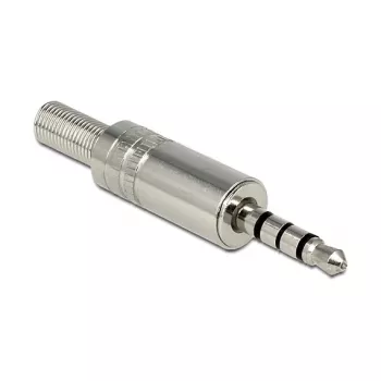 Ficha de cabo DeLOCK 65546 3,5 mm prateado