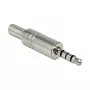 Ficha de cabo DeLOCK 65546 3,5 mm prateado