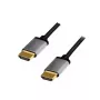Cabo HDMI 4K/60Hz, ALU, preto, 5 m