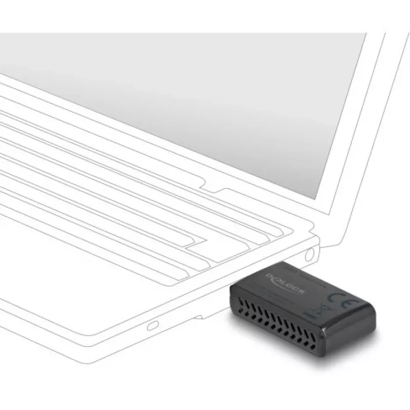 Pen USB Wi-Fi 6 Dual Band DeLOCK AX1800 1201 + 574 Mbps