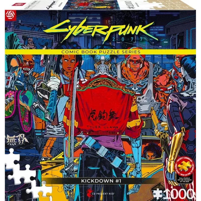 Puzzle Good Loot Comic Book: Cyberpunk 2077 Kickdown, 1000 peças