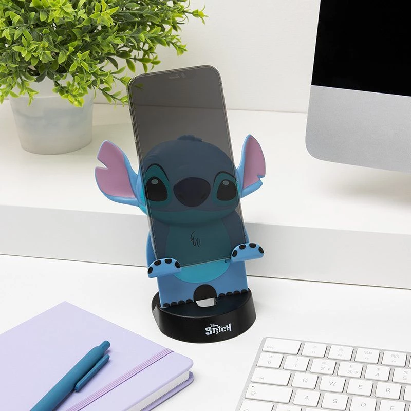 Suporte para smartphone Paladone PP13486LS design Stitch — suporte ajustável para smartphones e tablets pequenos