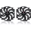 Noctua NF-A14x25r G2 PWM Sx2-PP chromax.preto 140 mm conjunto de duas ventoinhas