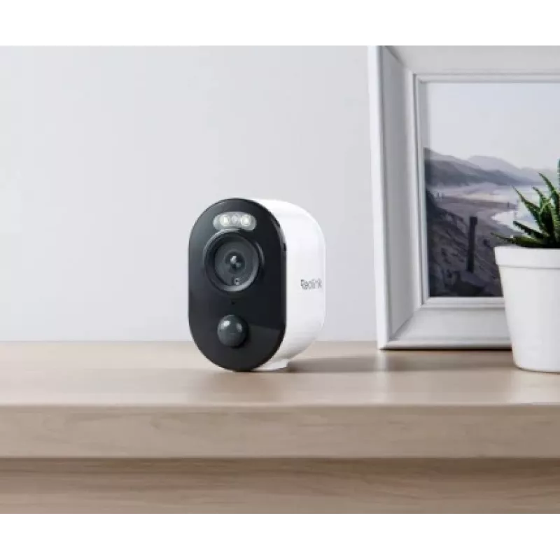 Câmara de vigilância IP Reolink Argus Series B310 Bullet 3 MP, sem fios, bateria/solar 6000 mAh, IP65, 2304×1296, ângulo de visão 115°, PIR, áudio bidirecional