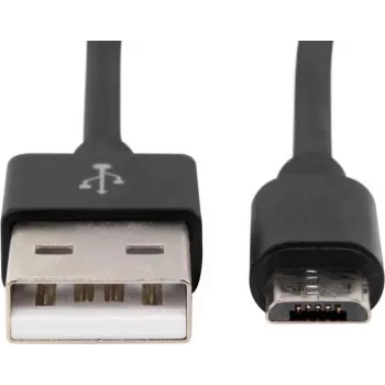 Cabo para telemóvel Ansmann 1700-0076 1,2 m USB A Micro-USB preto (1700-0076)