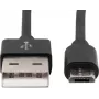 Cabo para telemóvel Ansmann 1700-0076 1,2 m USB A Micro-USB preto (1700-0076)