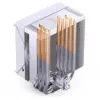 Dissipador de CPU Jonsbo CR-1000MAX 120mm RGB Branco — Dissipador de ar single-tower, ventoinha de 120 mm, iluminação RGB