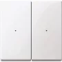Tampa para dimmer Merten System M, 1-M, M-Smart, M-Plan, M-Creativ branco polar brilhante MEG5220-0319 (MEG5220-0319)