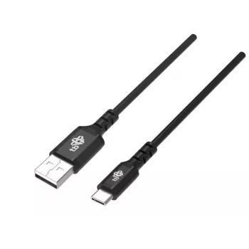 Cabo USB-C TB AKTBXKUCMISI15B 1,5 m, preto, dados/carregamento USB