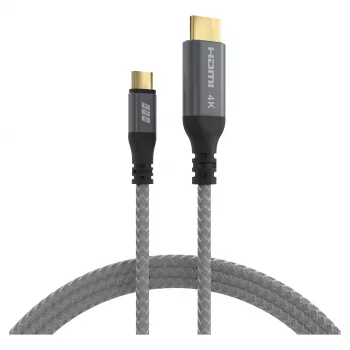 Cabo USB-C para HDMI EFB Elektronik 4K30Hz cinzento - Cabo - Digital/Dados (USB-HDMI-00001)