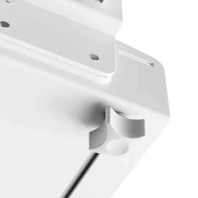 Suporte para CPU MACLEAN MC-116W, design ajustável em altura e orientável para montagem sob a secretária