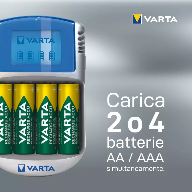 Carregador de bateria Varta POWERLCD