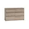 Cómoda Topeshop K120 SONOMA 2X3