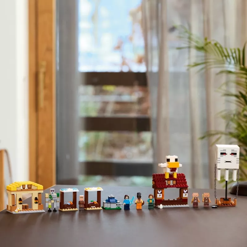 LEGO MINECRAFT 21273 O ataque do balão Ghast à aldeia