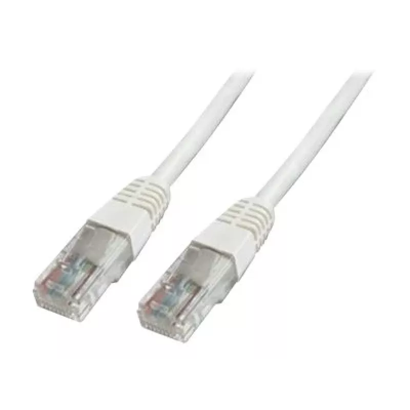 Cabo de rede Wentronic Goobay CAT 5e Patch, U/UTP, Branco, 7,5 m - mistura de cobre CCA (68510)