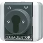 JUNG 806.18 W - Interruptor de chave - 2P - Com fio - Preto - Branco - IP44 - 250 V