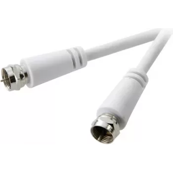 Cabo coaxial SpeaKa Professional SP-7869980 10 m F branco (SP-7869980)