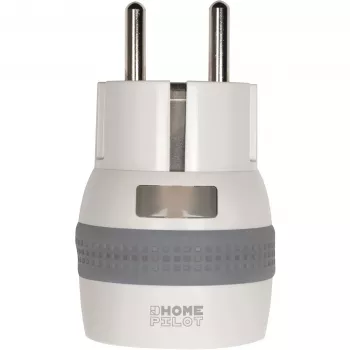 Adaptador de tomada inteligente HOMEPILOT 11301001 branco — interruptor remoto Wi-Fi para eletrodomésticos