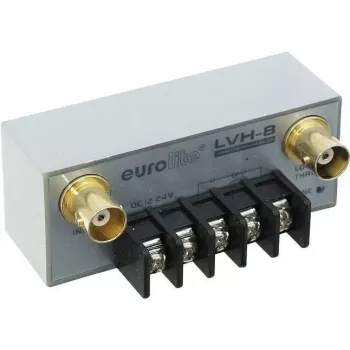 Relé de luz EUROLITE LVH-8 controlado por vídeo 8 canais modelo 81013208