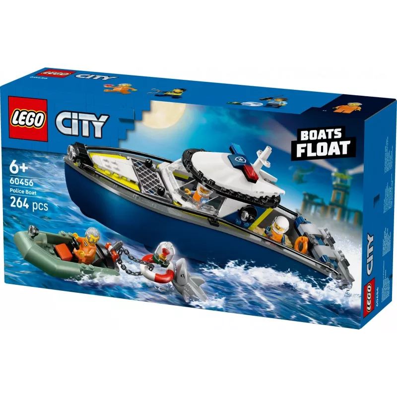LEGO CITY 60456 Perseguição ao barco da polícia