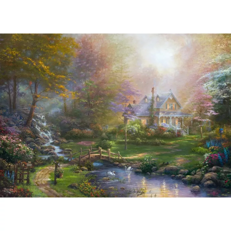 Puzzle de 1000 peças Schmidt Spiele Thomas Kinkade Studios «The Perfect Mother's Day» – 1000 peças