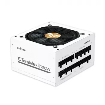 Fonte de alimentação Zalman ZM750-TMX2 TerraMax II White 80 Plus Gold totalmente modular ATX 3.0 PCIe 5.0 - ATX - 80 PLUS Gold