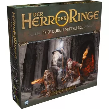 Asmodee O Senhor dos Anéis: Viagem pela Terra Média - Caminhos Sombrios, jogo de tabuleiro