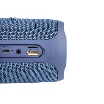 Altifalante portátil MANTA SPK130GO BT — Bluetooth 5.0, TWS, FM, 10W RMS, recarregável (preto, 8×8×19 cm)