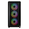 Caixa de PC Micro Tower Montech X5M (B) – Micro-ATX/Mini-ITX, 3x120mm à frente, 1x120mm atrás, suporta fontes de alimentação ATX, 2x3,5 polegadas + 4x2,5 polegadas, preto