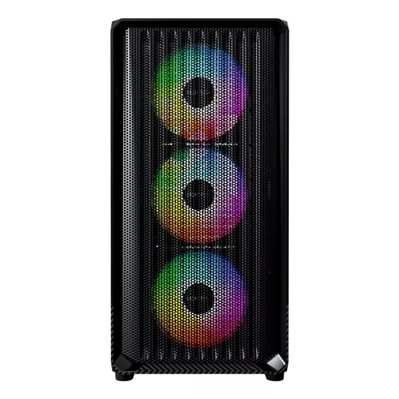 Caixa de PC Micro Tower Montech X5M (B) – Micro-ATX/Mini-ITX, 3x120mm à frente, 1x120mm atrás, suporta fontes de alimentação ATX, 2x3,5 polegadas + 4x2,5 polegadas, preto