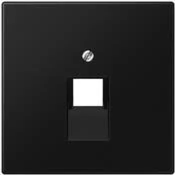Placa de parede / tampa de interruptor Jung LS969-1UASWM, plástico, design sem parafusos, moldura simples