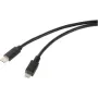 Renkforce Cabo USB USB 2.0 ficha USB-C® , ficha USB Micro-B 1,00 m preto redondo RF-5719754