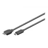 Cabo USB Wentronic goobay - Micro-USB Type-B (macho) para USB-C (macho) - USB 3.1 - 60 cm - ficha C reversível (67995)