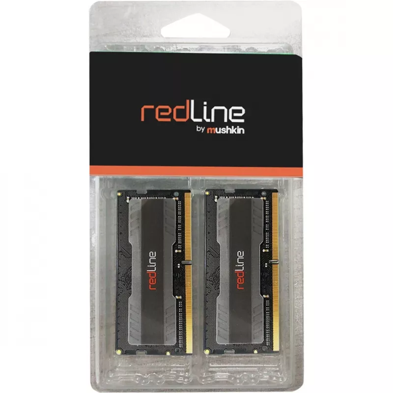 64GB Mushkin SO-DIMM 3200 (2x 32 GB) Dual-Kit (preto, MRA4S320NNNF32GX2, Redline)
