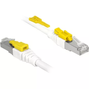 Cabo de rede DeLOCK 85330 RJ-45 Cat6a 0,5 m branco