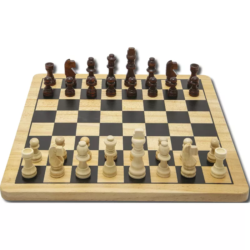 Deluxe Wood - Xadrez & Damas, jogo de tabuleiro