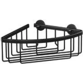 Prateleira de canto adesiva tesa 40505-00000-00 ALUXX preto (mate)